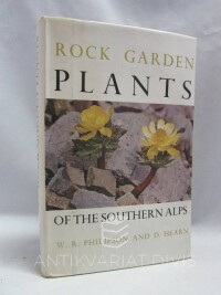 Philipson, William Raymond, Hearn, D., Rock Garden Plants of the Southern Alps , 1962