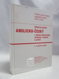 kolektiv, autorů, Anglicko-český odborný slovník z oblasti ekonomické, obchodní, finanční a právní, 1996