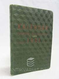 kolektiv, autorů, Kalendář českých hostinských na rok 1941 - ročník XLIII, 1940