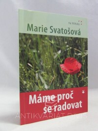 Svatošová, Marie, Máme proč se radovat, 2012