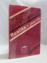 Effenberger, Vratislav, Realita a poesie: K vývojové dialektice moderního umění, 1969