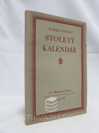 Toman, Karel, Stoletý kalendář, 1926