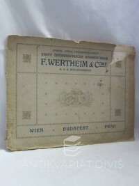 kolektiv, autorů, Kaiserl. Königl. Landesprivilegierte Erste Österreichische Kassenfabrik F. Wertheim & Comp. K. U. K. Hoflieferanten, 1882