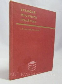 Hamplová, Sylva, Stručná mluvnice italštiny, 1974