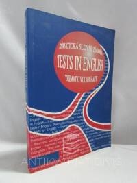 Misztal, Mariusz, Tématická slovní zásoba - Tests in English - Thematic Vocabulary, 1998
