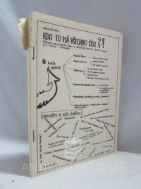 Gruber, David, Kdo to má všechno číst?! Učebnice racionálního čtení a důležitých technik duševní práce pro kursy i samouky, 1991