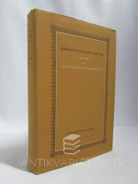 Goethe, Wolfgang Johann, Básně, Západovýchodní díván, 1955