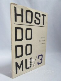 kolektiv, autorů, Host do domu: kritika, literatura, umění 3, 1964