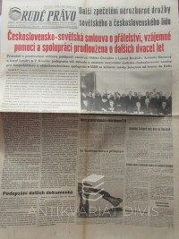 kolektiv, autorů, Rudé právo 28. 11. 1963, ročník 44, číslo 328: Československo-sovětská smlouva o přátelství, vzájemné pomoci a spolupráci prodloužena o dalších dvacet let, 1963