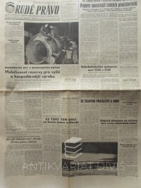 kolektiv, autorů, Rudé právo 24. 11. 1963, ročník 44, číslo 324: Svět vzrušen zprávou o zavraždění presidenta USA Kennedyho; Projevy soustrasti čelných představitelů, 1963
