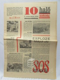 kolektiv, autorů, Haló sobota 7. 12. 1968, číslo 10, 1969