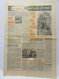 kolektiv, autorů, Jubilejní Mladá fronta 9. 11. 1976, ročník XXXII, číslo 267: Jubilejní 10000. vydání, 1976