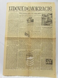 kolektiv, autorů, Lidová demokracie 24. 2. 1960, ročník XVI, číslo 47, 1960