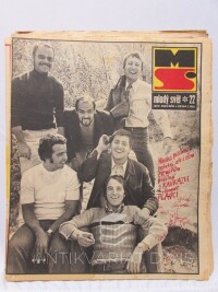 kolektiv, autorů, Mladý svět XIV. ročník, čísla 22-27, 1972