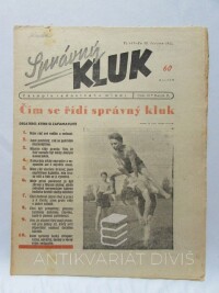 Smrček, František, Toroň, Jindra, Správný kluk, časopis radostného mládí, ročník II, číslo 13, 1944