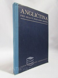 Dlouhá, Pavla, Rampasová, Zora, Angličtina pro desátý postupný ročník všeobecně vzdělávacích škol, 1958