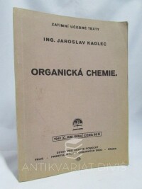 Kadlec, Jaroslav, Organická chemie, 1941