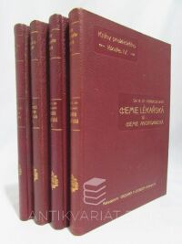 Horbaczewski, Jan, Chemie lékařská: I. Chemie anorganická, II. Chemie organická, III. Chemie fysiologická I. a II. část, 1904