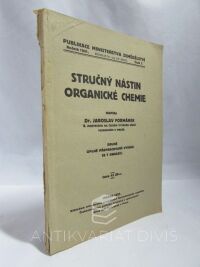 Formánek, Jaroslav, Stručný nástin anorganické chemie: Druhé přepracované vydání. Se 7 obrazci., 1921