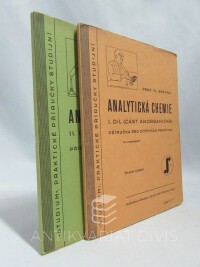 Smeykal, Vladimír, Analytická chemie I-II: Příručka pro chemická praktika, 1939