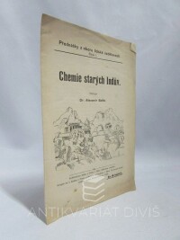 Batěk, Alexandr, Chemie starých Indův, 1904