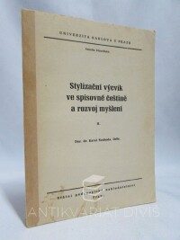 Svoboda, Karel, Stylizační výcvik ve spisovné češtině a rozvoj myšlení II., 1976