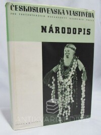 Horák, Jiří, Chotek, Karel, Matiegka, Jindřich, Československá vlastivěda: Řada II - Národopis, 1936