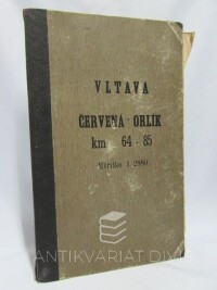 kolektiv, autorů, Vltava: Červená-Orlík (km 64-85; měřítko 1:2880), 0