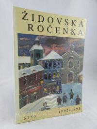 kolektiv, autorů, Židovská ročenka 5753 (1992-1993, 1993