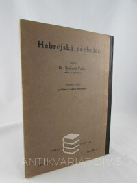 Feder, Richard, Hebrejská učebnice, 1932