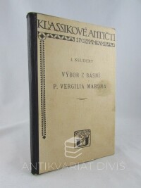 Neudert, Jindřich, Výbor z básní P. Vergilia Marona, 1921