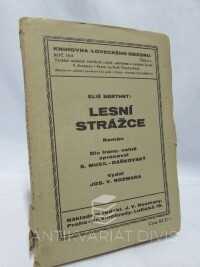 Berthet, Elié, Lesní strážce, 1927