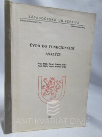 Drábek, Pavel, Kufner, Alois, Úvod do funkcionální analýzy, 1994