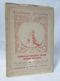 Novotný, Kamill, Chrám Matky Boží před Týnem, 1924
