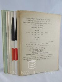 kolektiv, autorů, Žeň československého exlibris za rok 1982 (2x), 1983, 1984, 1986, 1987, 1991 (2x), 1983