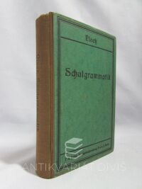 Ploetz, Karl, Schulgrammatik der französischen Sprache, 1928