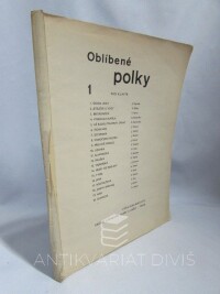 kolektiv, autorů, Oblíbené polky 1, 1957