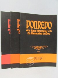 kolektiv, autorů, Kino Ponrepo Filmotéka - Program říjen, listopad, prosinec 1975, 1975