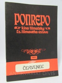 kolektiv, autorů, Kino Ponrepo Filmotéka - Program červenec 1979, 1979