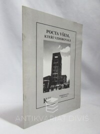 kolektiv, autorů, Pocta všem, kteří vzdorovali, 0
