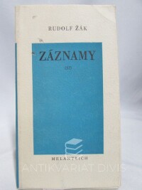 Žák, Rudolf, Záznamy, 1990