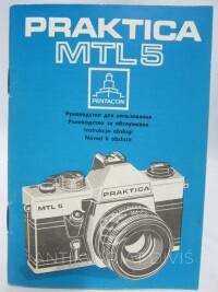 kolektiv, autorů, Praktica MTL5: Instrukcja obslugi / Návod k obsluze, 0