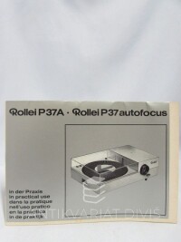 kolektiv, autorů, Rollei P37A autofocus, 0