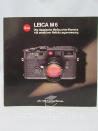 kolektiv, autorů, Leica M6: Die Klassische Messucher-Kamera mit selektiver Belichtungsmessung, 1986