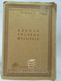 Nováková, L. B., Básník volného myslitele, 1914