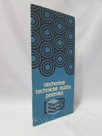 kolektiv, autorů, Obchodně technické služby podniků ČAZ, 1979