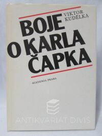 Kudělka, Viktor, Boje o Karla Čapka, 1987