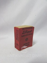 kolektiv, autorů, Dictionnairé Lilliput Langenscheidt 2: Français-Allemand, 1961