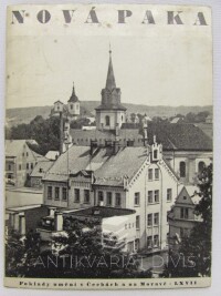 Matějček, Antonín, Nová Paka - Poklady umění v Čechách a na Moravě, 1945