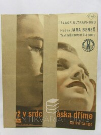 Beneš, Antonín, Mírovský, Tobiš, Když v srdcích láska dříme, 0